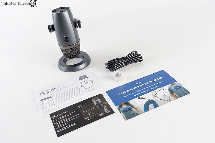 Blue Microphone Yeti Nano 小雪怪 USB 麥克風開箱 最小的好聲音！