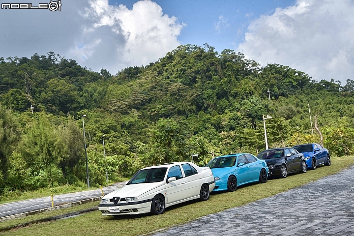 Alfa Romeo 155/156/159/Giulia四代齊聚 一場義無反顧的愛