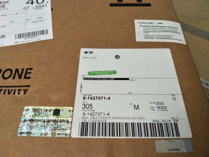 AMP 網路線 台灣製造？？？