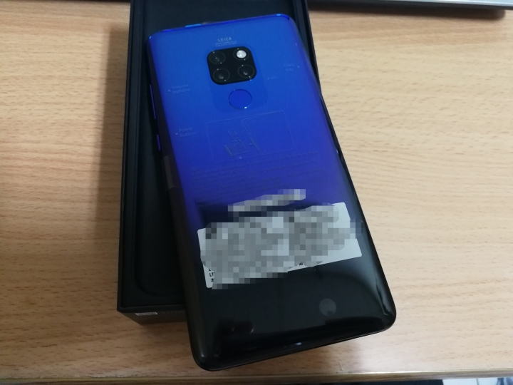 Mate 20簡單開箱（拍照假日再補）