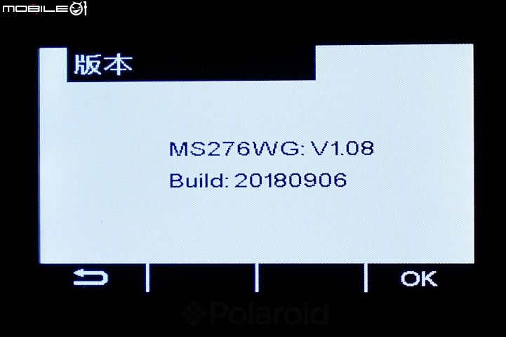 6G AR鍍膜鏡頭搭載 Polaroid MS276WG 雙鏡行車記錄器測試