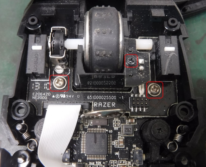 Razer Ouroboros電競滑鼠更換微動開關