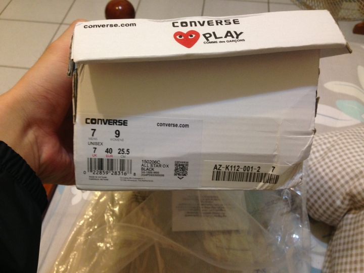 ［驗鞋］請問有大大能幫忙看這雙cdg x converse 1970真假嗎🙏