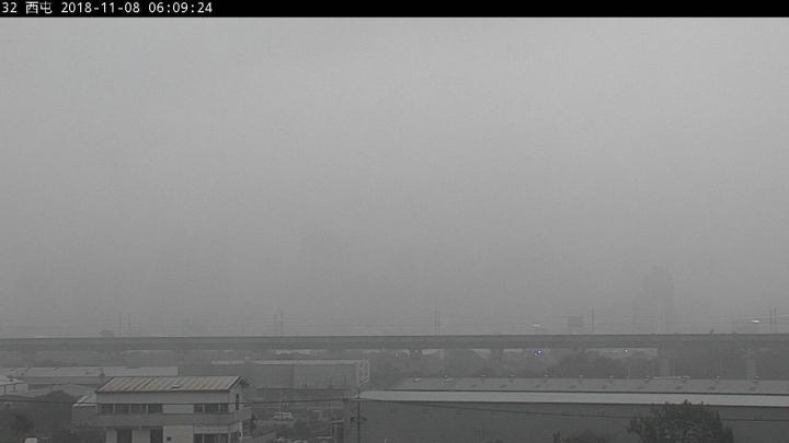 空汙加劇 台中七期豪宅也不見