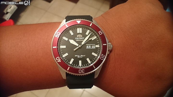 【開箱】ORIENT 紅圈黑面潛水錶簡易開箱