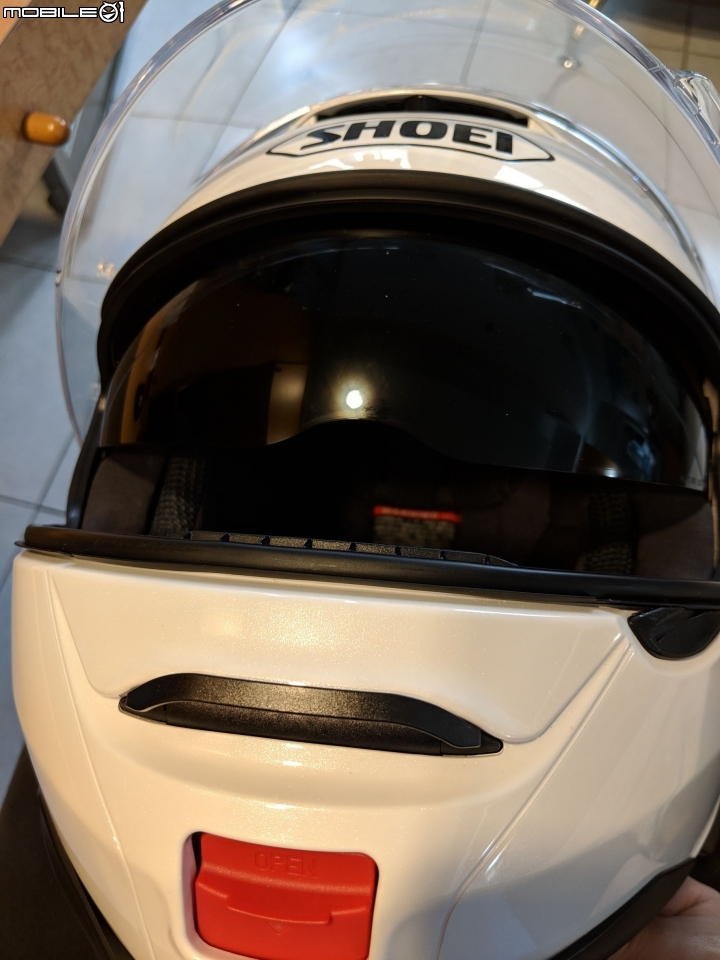 Shoei Neotec 2 white color 白色可樂帽開箱