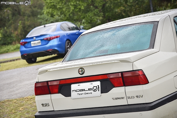 Alfa Romeo 155/156/159/Giulia四代齊聚 一場義無反顧的愛