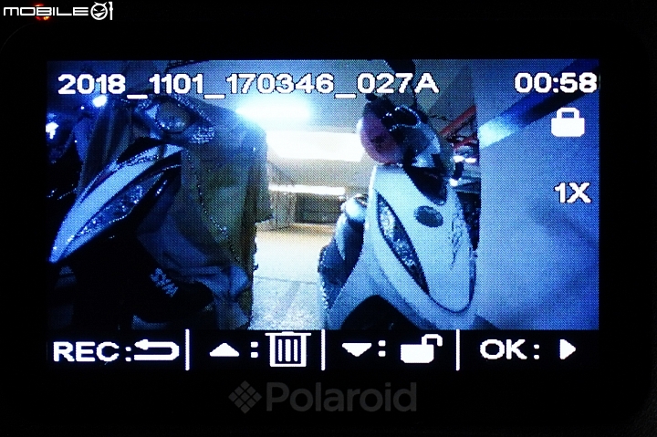 6G AR鍍膜鏡頭搭載 Polaroid MS276WG 雙鏡行車記錄器測試