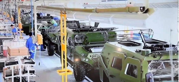 東風軍用汽車生產線