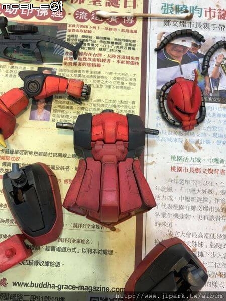 MS-06R-2 ZAKU2 強尼萊登專用機 1.0 嘗試舊化