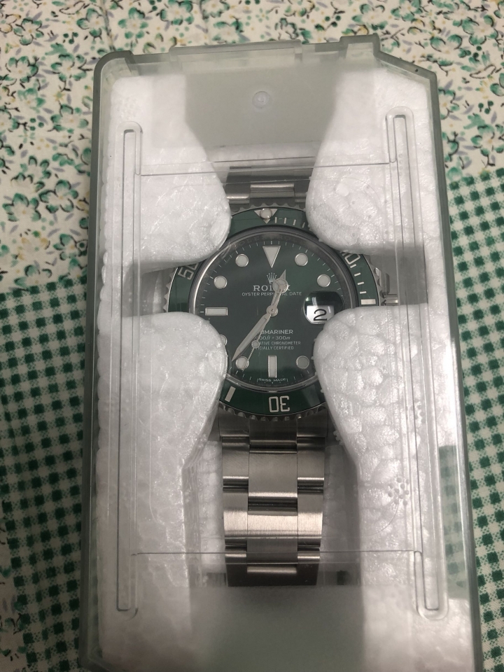 提早過聖誕節禮物～～Rolex 綠水鬼開箱分享