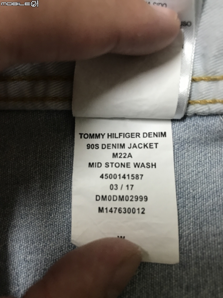 求Tommy Hilfiger 牛仔外套真偽