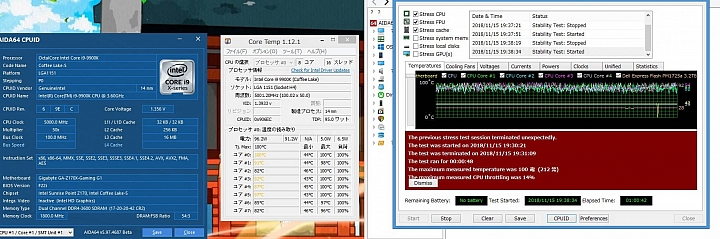 GIGA Z170X GAMING G1+I9 CORE 9900K