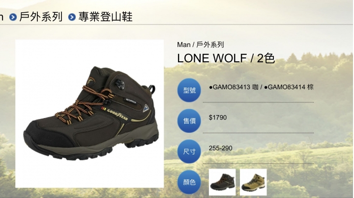 固特異鞋請教 Lone wolf