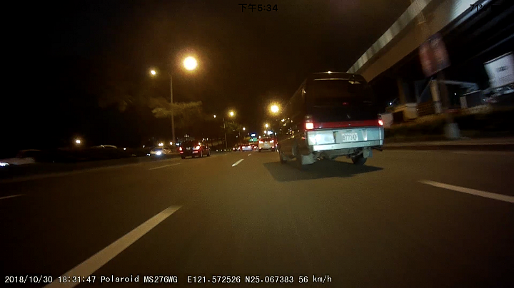 6G AR鍍膜鏡頭搭載 Polaroid MS276WG 雙鏡行車記錄器測試