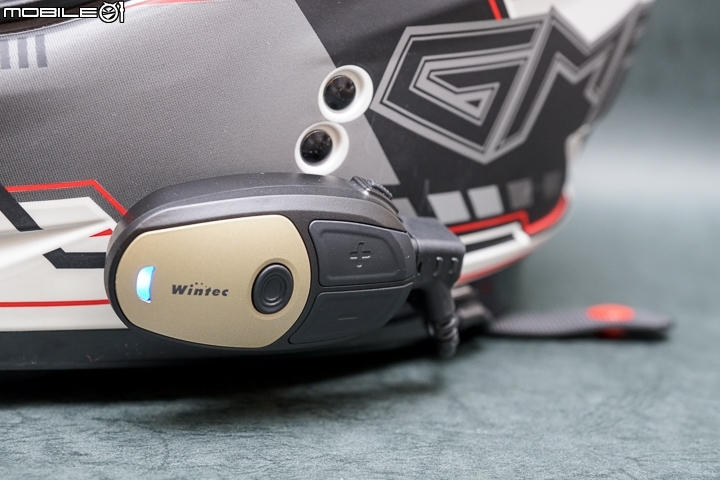 Wintec 穩特固 MB-100 安全帽藍牙耳機測試 一機四連同步聆聽