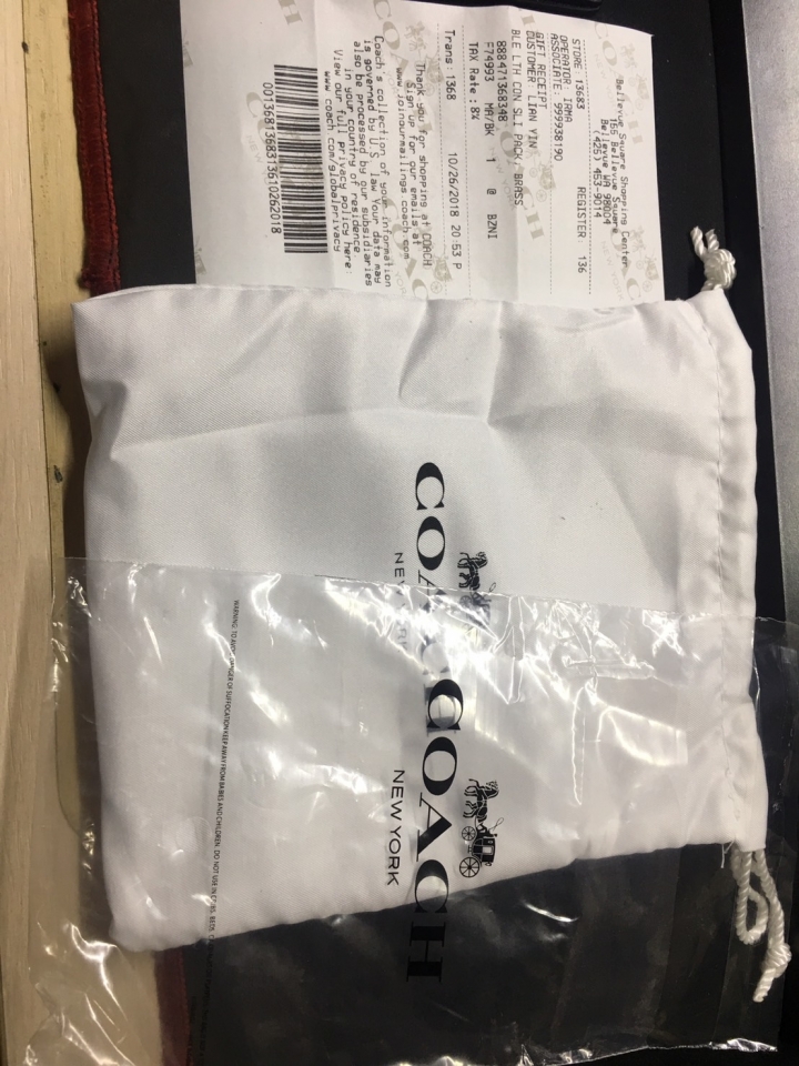 不知道這個COACH 的真假