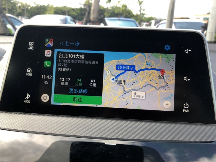老朋友google maps vs apple地圖 (eclipse cross上的car play主機)