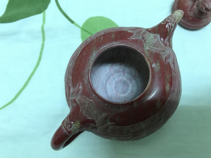 求茶壺專家 (雞血石茶壺) 鑑定