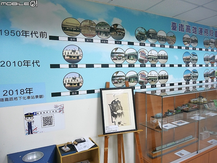 高雄 左營 新左營火車站 鐵道檔案文物室 -- 臺灣鐵道的過往紀錄