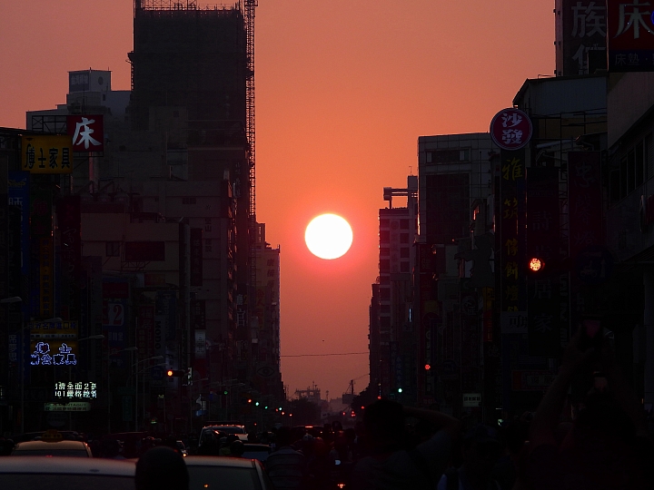 Nikon P1000高雄青年路曼哈頓懸日全記錄