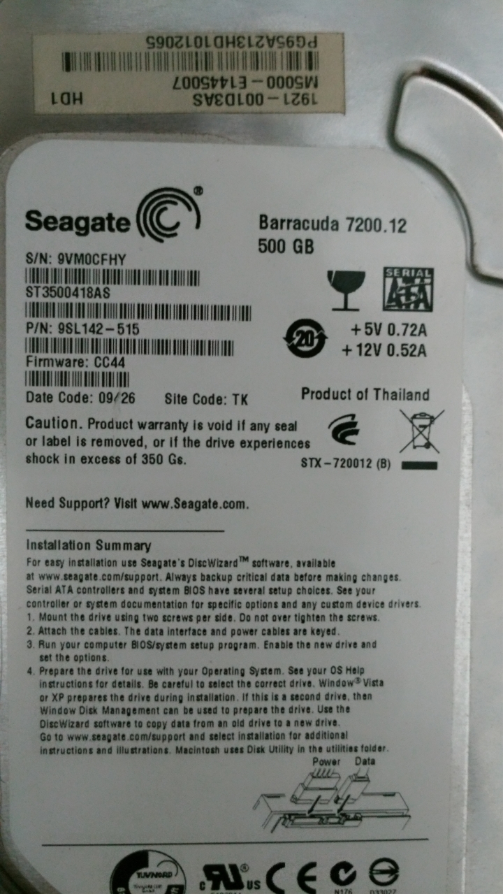 新電腦抓不到舊硬碟 〔已解決〕