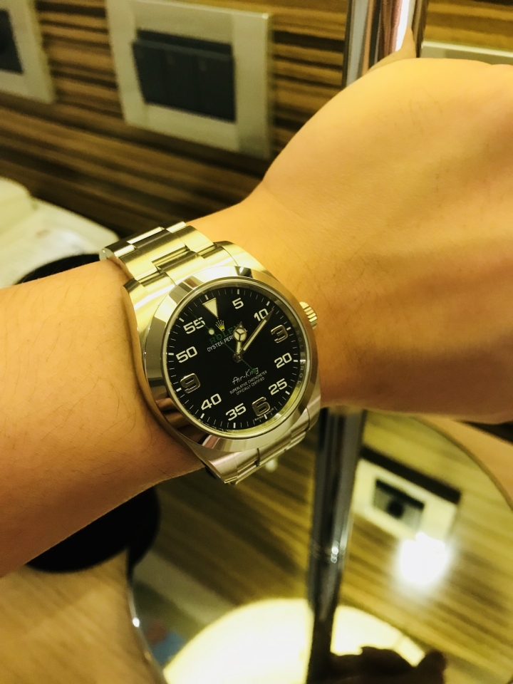 花東巧遇空中霸王 ROLEX Air King