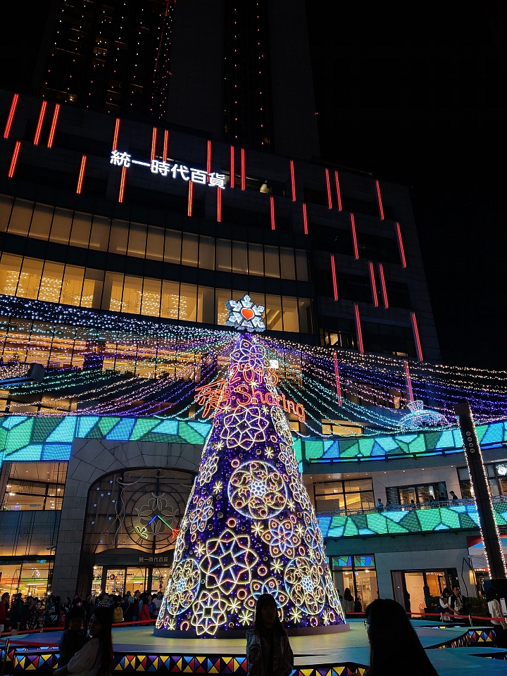 htc U12+最強夜拍 台北聖誕夜景