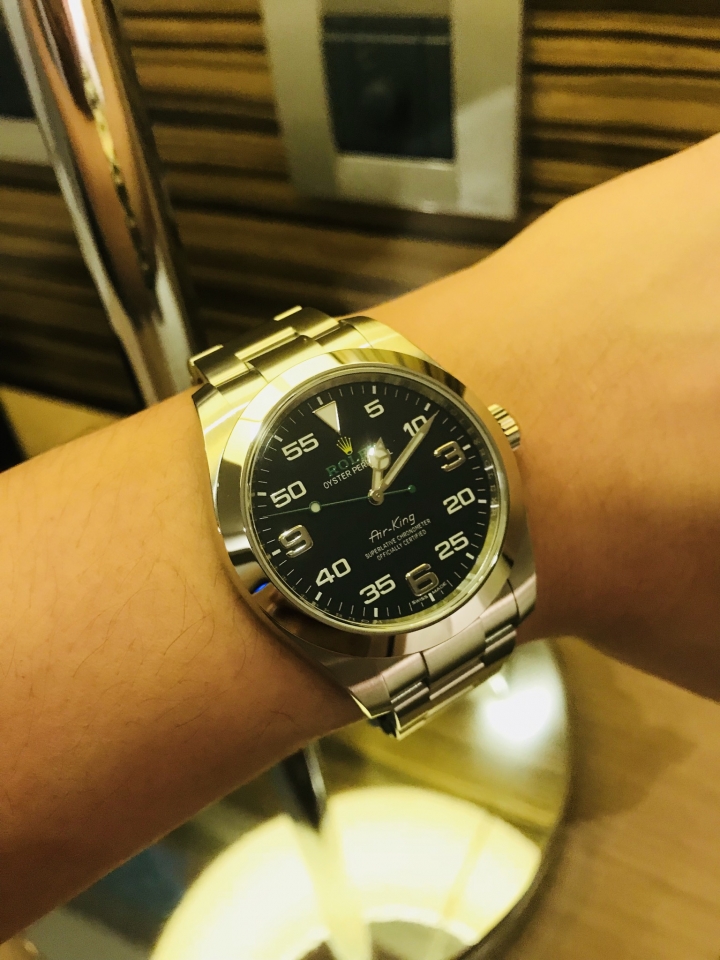 花東巧遇空中霸王 ROLEX Air King