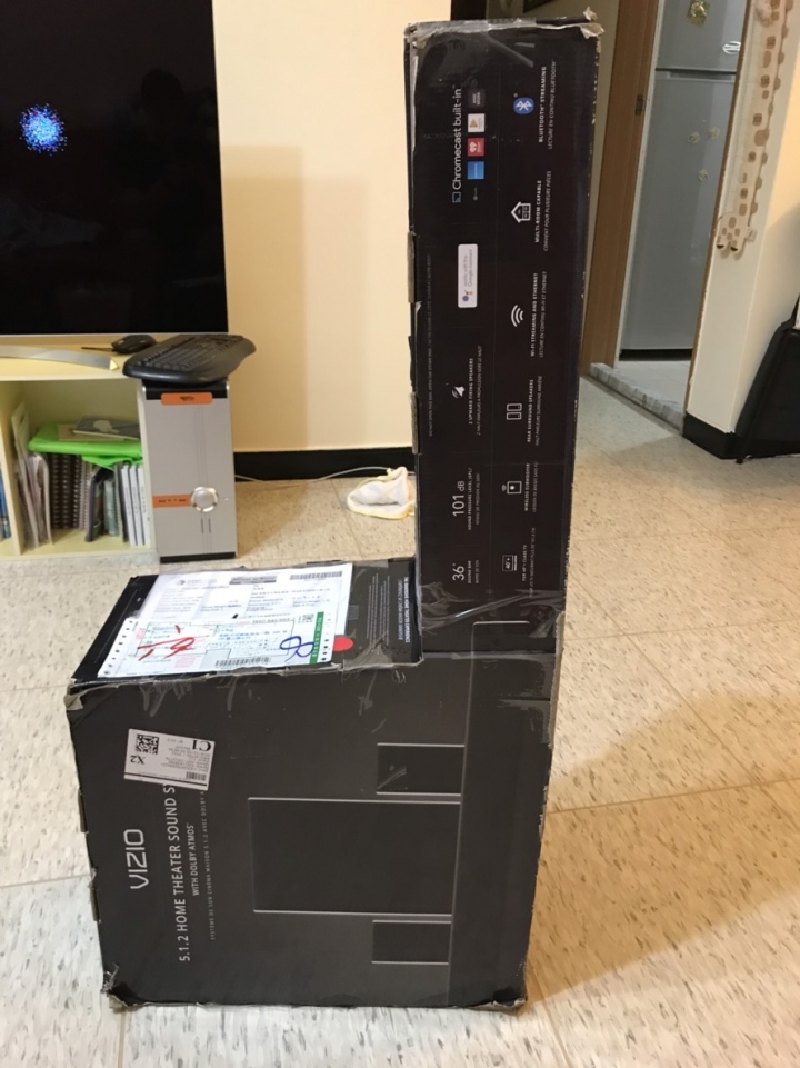 VIZIO SB36512-F6  ATMOS SOUNDBAR 簡單開箱文