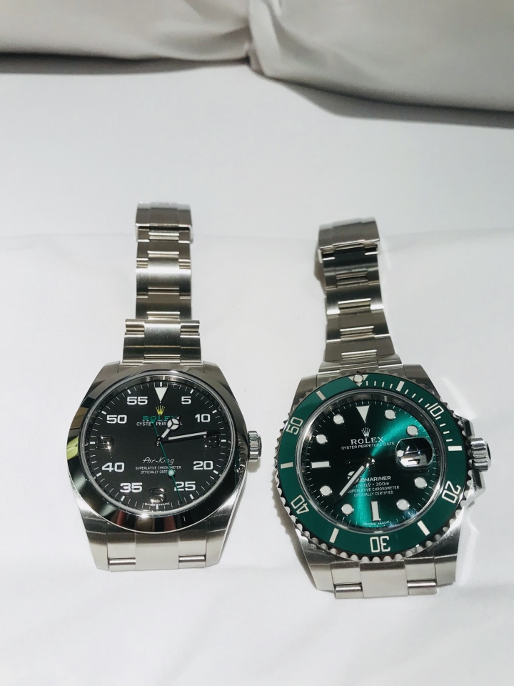 花東巧遇空中霸王 ROLEX Air King