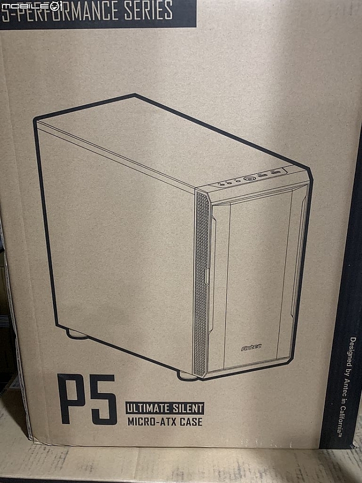 [開箱] Antec P5 低調靜音MicroATX裝機系小機殼