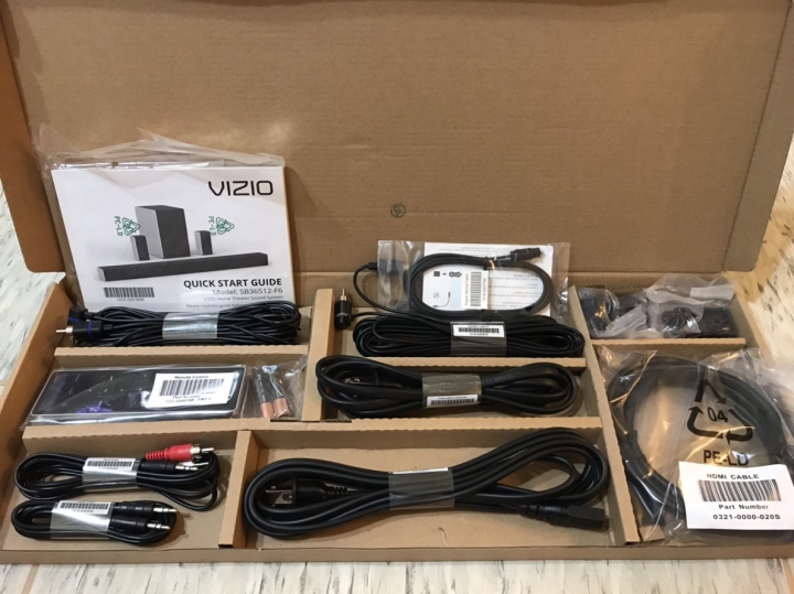 VIZIO SB36512-F6  ATMOS SOUNDBAR 簡單開箱文