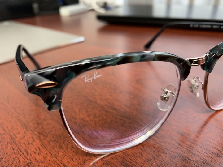 太太的圣诞礼物-Ray·Ban Clubmaster改近视镜