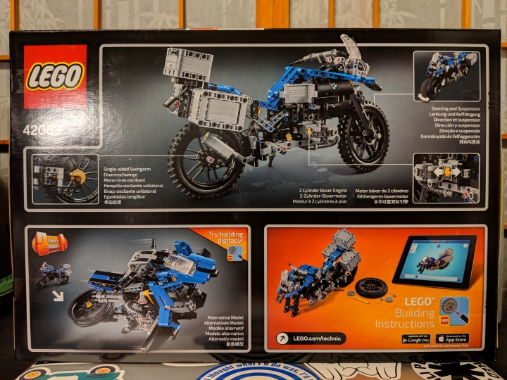 Lego Technic–Porsche 911 RSR 簡單小開箱，同場加映BMW R 1200 GS