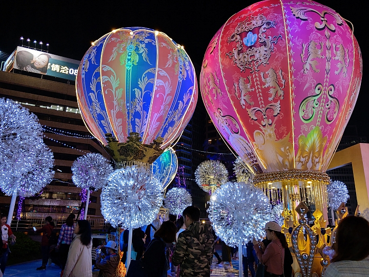 htc U12+最強夜拍 台北聖誕夜景