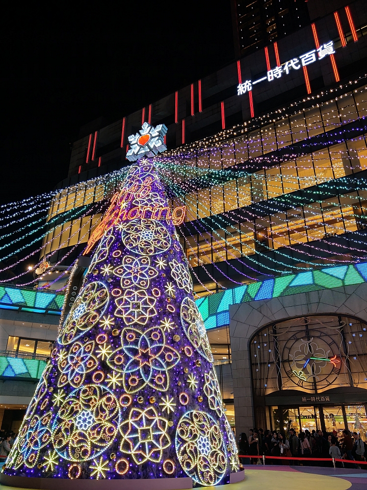 htc U12+最強夜拍 台北聖誕夜景