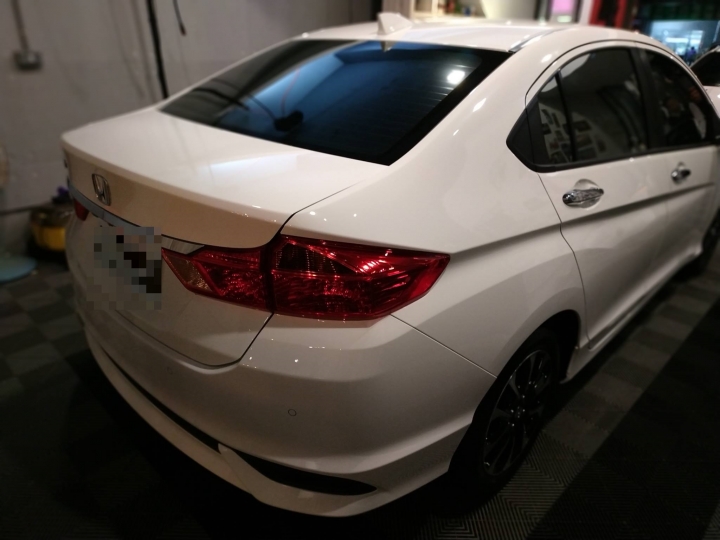 HONDA CITY 交新車使用 石英鍍膜 小分享~