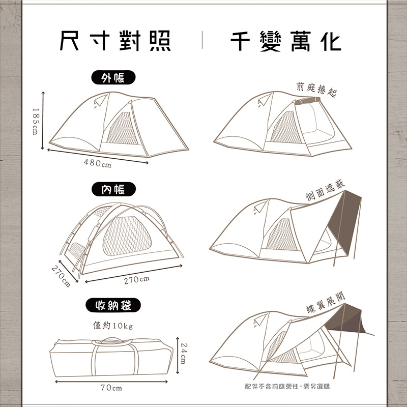 [開箱] Camperson 永夜系列黑膠帳篷 紀念款
