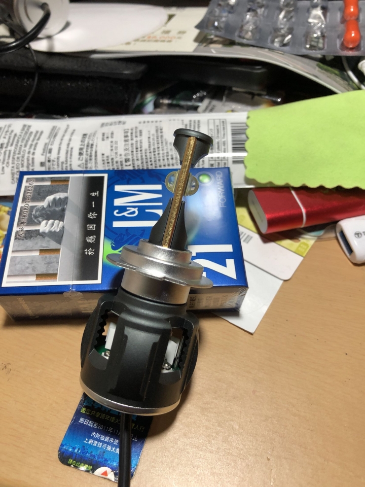Focus MK3.5 DIY類ST魚眼大燈 新增LED光型驗過
