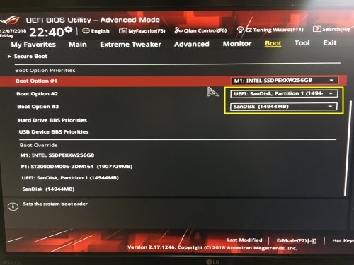 安裝win10後重新啟動卻一直進bios