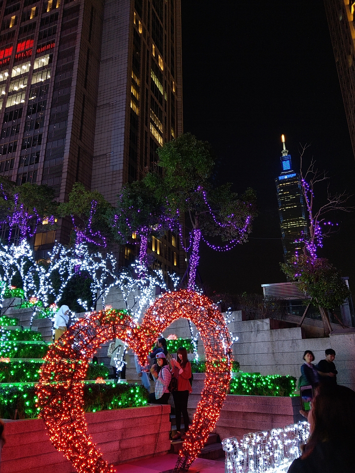 htc U12+最強夜拍 台北聖誕夜景
