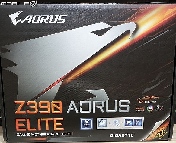 性價比導向供電散熱強化 AORUS 主流菁英 Z390 ELITE 開箱