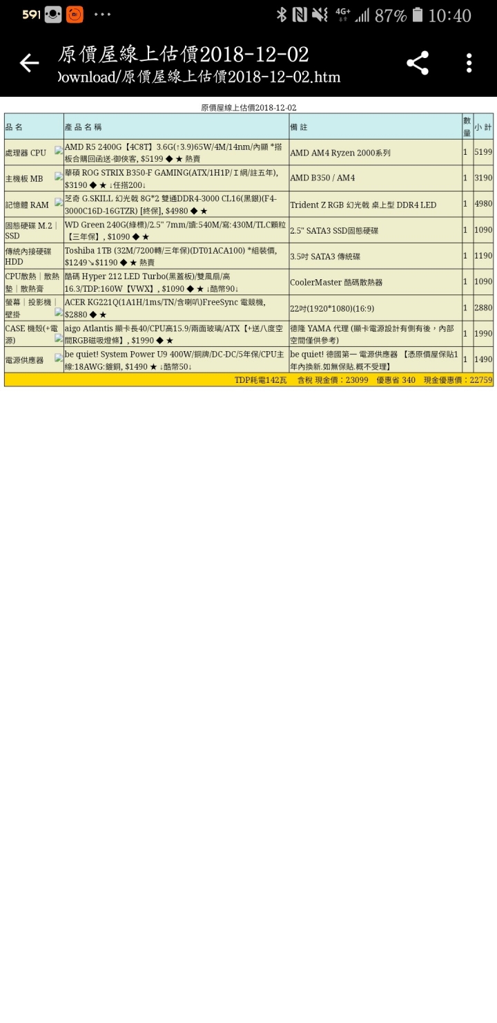 第一次組電腦，請神人幫我健檢