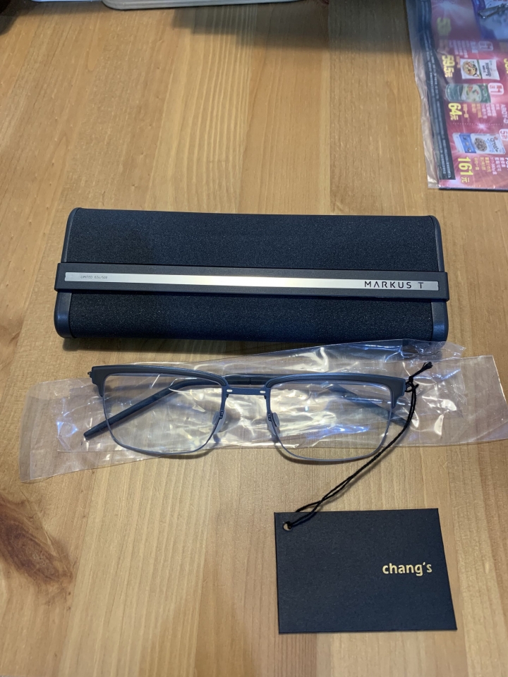 「開箱」Markus T 20 週年紀念 限量眉框眼鏡