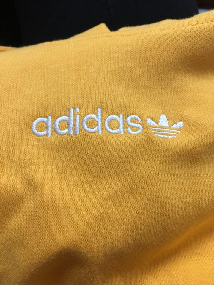 adidas TNT tape hoodie帽t真假