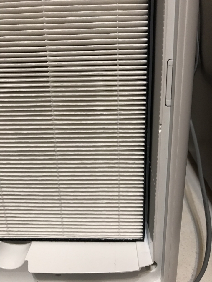 SHARP KI-GS70 空氣清淨機,濾材不密合,公差大?