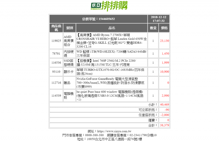 電腦這樣配ok嗎