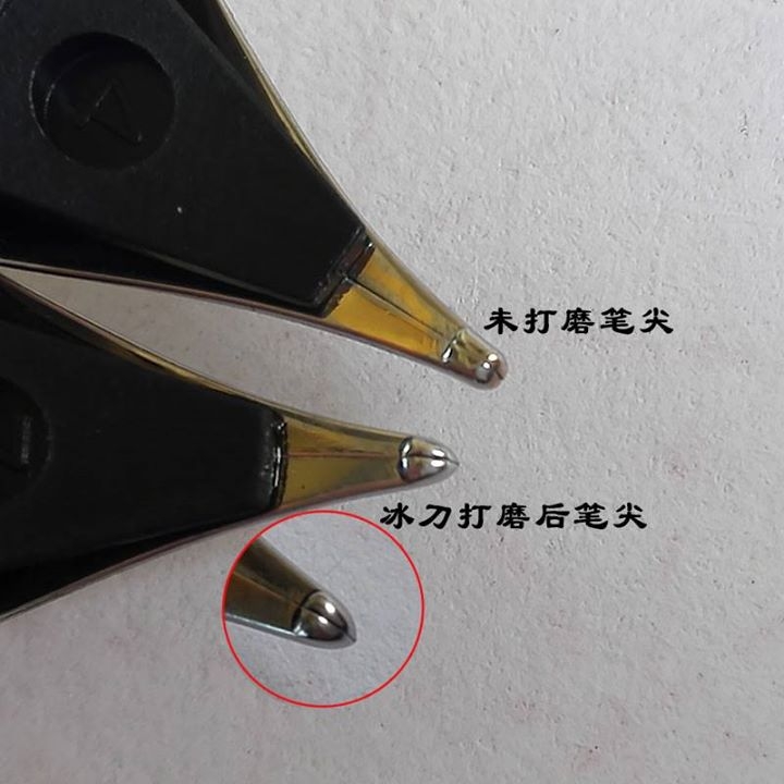 【英雄285書法尖V.S冰河冰刀100研磨尖 V.S英雄359ef鋼尖】不同筆尖性質的鋼筆書寫比較