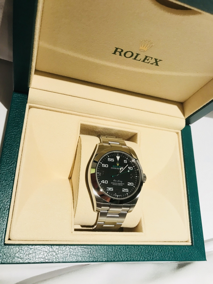 花東巧遇空中霸王 ROLEX Air King